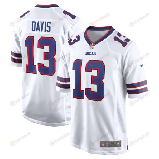 Gabe Davis Buffalo Bills Game Player Jersey - White