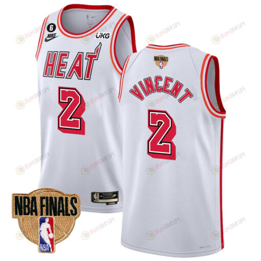 Gabe Vincent 2 Miami Heat Final Champions 2023 Swingman Jersey - Classic Edition - White