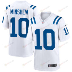 Gardner Minshew 10 Indianapolis Colts Men's Jersey - White