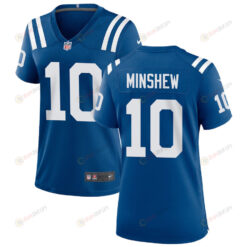 Gardner Minshew 10 Indianapolis Colts WoMen's Jersey - Royal