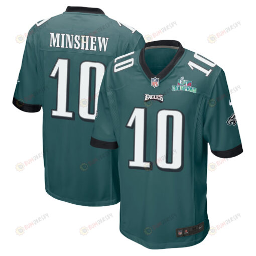 Gardner Minshew 10 Philadelphia Eagles Super Bowl LVII Champions Men's Jersey - Midnight Green