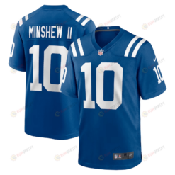 Gardner Minshew II 10 Indianapolis Colts Men's Jersey - Royal