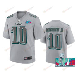 Gardner Minshew II 10 Philadelphia Eagles Super Bowl LVII Youth Atmosphere Game Jersey - Gray