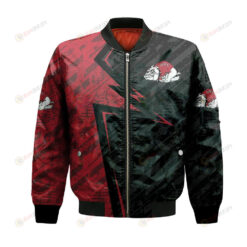 Gardner-Webb Runnin??Bulldogs Bomber Jacket 3D Printed Abstract Pattern Sport