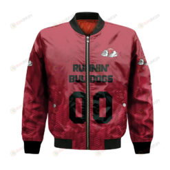 Gardner-Webb Runnin??Bulldogs Bomber Jacket 3D Printed Team Logo Custom Text And Number