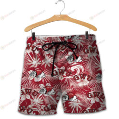 Gardner-Webb Runnin??Bulldogs Men Shorts Tropical Seamless