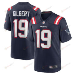 Garrett Gilbert 19 New England Patriots Game Men Jersey - Navy