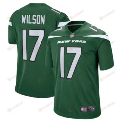 Garrett Wilson 17 New York Jets 2022 Draft First Round Pick Player Game Jersey In Gotham Green