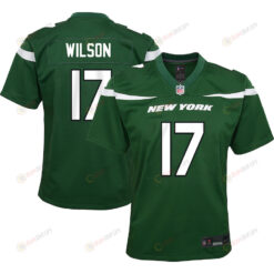 Garrett Wilson 17 New York Jets Youth Jersey - Green