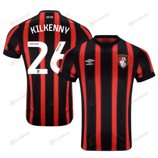 Gavin Kilkenny 26 AFC Bournemouth 2023-24 EFL Home Men Jersey - Red