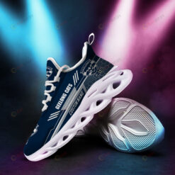 Geelong Cats Logo Pattern Custom Name 3D Max Soul Sneaker Shoes