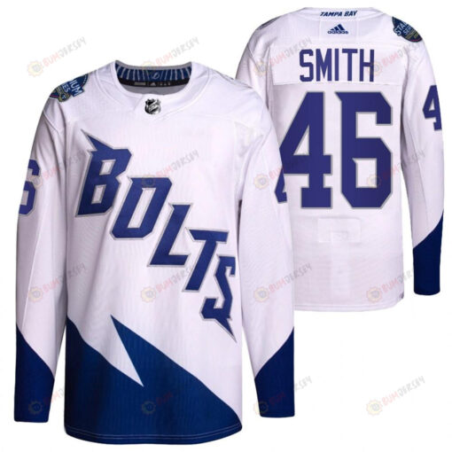 Gemel Smith 2022 Stadium Series Lightning 46 White Primegreen Jersey Jersey