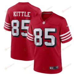 George Kittle 85 San Francisco 49ers Alternate Game Player Jersey - Scarlet