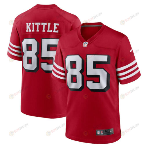 George Kittle 85 San Francisco 49ers Alternate Game Player Jersey - Scarlet