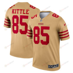 George Kittle 85 San Francisco 49ers Inverted Legend Jersey - Gold