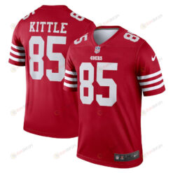 George Kittle 85 San Francisco 49ers Legend Jersey - Scarlet