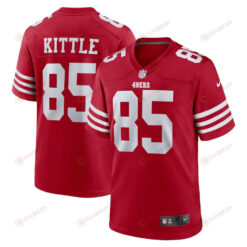 George Kittle 85 San Francisco 49ers Player Game Jersey - Scarlet