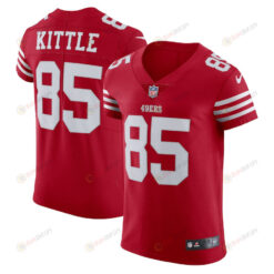 George Kittle 85 San Francisco 49ers Vapor Elite Jersey - Scarlet