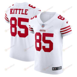 George Kittle 85 San Francisco 49ers Vapor Elite Jersey - White