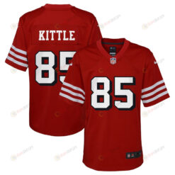 George Kittle 85 San Francisco 49ers Youth Alternate Game Jersey - Scarlet