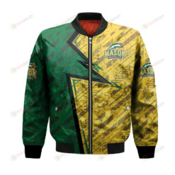 George Mason Patriots Bomber Jacket 3D Printed Abstract Pattern Sport