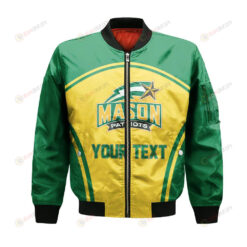 George Mason Patriots Bomber Jacket 3D Printed Curve Style Sport