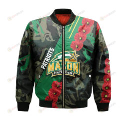 George Mason Patriots Bomber Jacket 3D Printed Sport Style Keep Go on