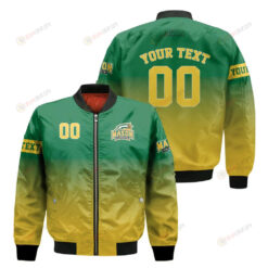 George Mason Patriots Fadded Bomber Jacket 3D Printed