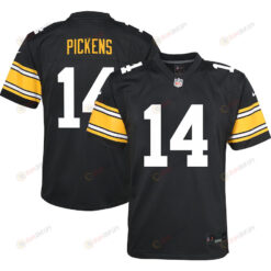 George Pickens 14 Pittsburgh Steelers Youth Jersey - Black