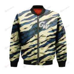 George Washington Colonials Bomber Jacket 3D Printed Sport Style Team Logo Pattern