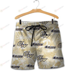 George Washington Colonials Men Shorts Tropical Seamless