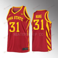 Georges Niang 31 Iowa State Cyclones Cardinal Jersey College Basketball