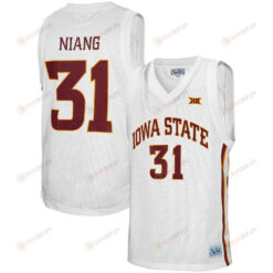 Georges Niang 31 Iowa State Cyclones Original Retro Brand Alumni Basketball Men Jersey - White