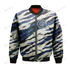 Georgetown Hoyas Bomber Jacket 3D Printed Sport Style Team Logo Pattern