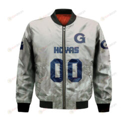 Georgetown Hoyas Bomber Jacket 3D Printed Team Logo Custom Text And Number