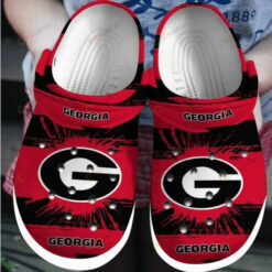 Georgia Bulldogs Crocs Crocband Clog Comfortable Water Shoes - AOP Clog