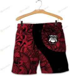 Georgia Bulldogs Men Shorts Polynesian