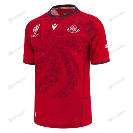 Georgia Rugby World Cup 2023 Home Jersey - Red