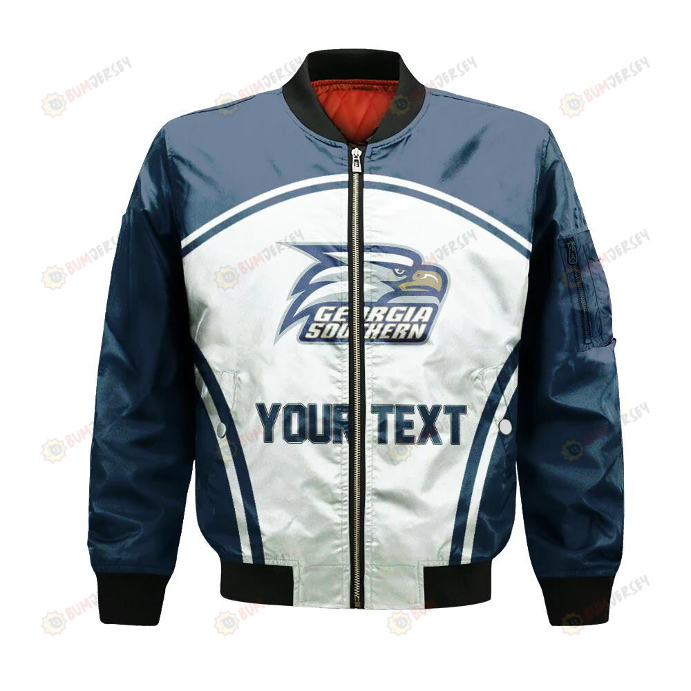 Georgia Southern Eagles Bomber Jacket 3D Printed Curve Style Sport
