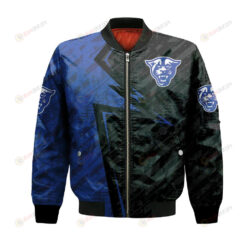 Georgia State Panthers Bomber Jacket 3D Printed Abstract Pattern Sport