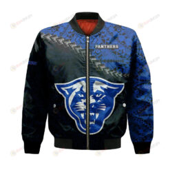 Georgia State Panthers Bomber Jacket 3D Printed Grunge Polynesian Tattoo