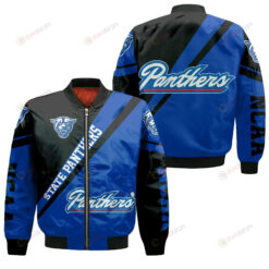 Georgia State Panthers Logo Bomber Jacket 3D Printed Cross Style