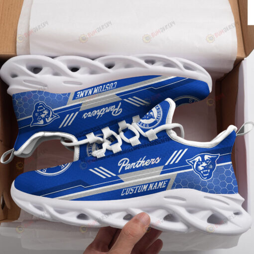 Georgia State Panthers Logo Custom Name Pattern 3D Max Soul Sneaker Shoes