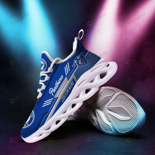 Georgia State Panthers Logo Pattern Custom Name 3D Max Soul Sneaker Shoes