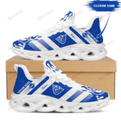 Georgia State Panthers Logo Stripe Pattern Custom Name 3D Max Soul Sneaker Shoes