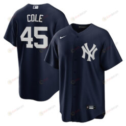 Gerrit Cole 45 New York Yankees Alternate Men Jersey - Navy
