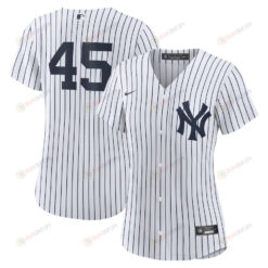 Gerrit Cole 45 New York Yankees Women's Home Player Jersey - White