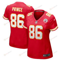 Gerrit Prince 86 Kansas City Chiefs Game Women Jersey - Red