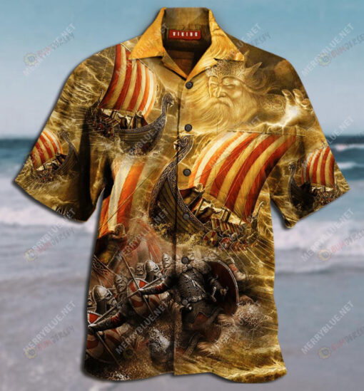 Get Here Amazing Vikings Unisex Hawaiian Shirt