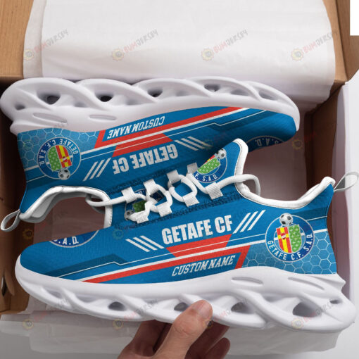 Getafe CF Logo Custom Name Pattern 3D Max Soul Sneaker Shoes